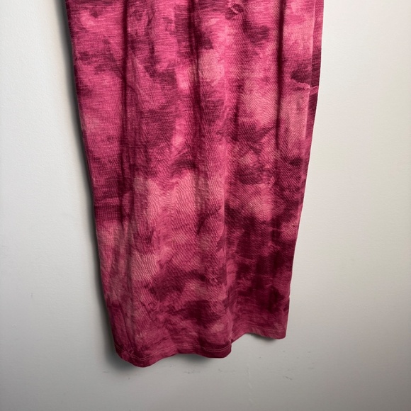 Old Navy Women's Spaghetti Strap‎ Babydoll Summer Dress Tie Dye Burgundy-wine L - Picture 3 of 15